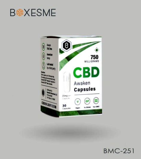 Custom CBD Capsule Boxes